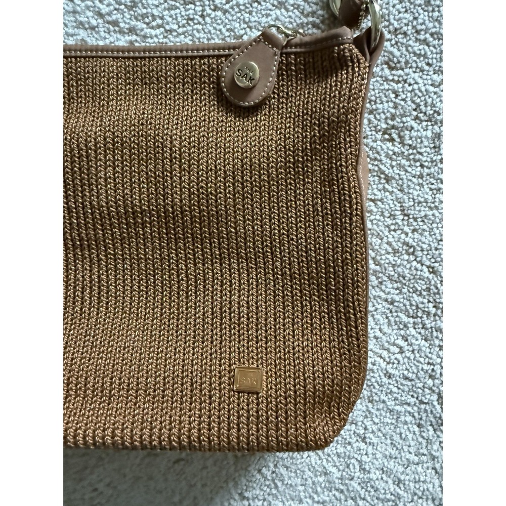 The Sak Gold Woven Purse Hand Bag - Picture 2 of 12